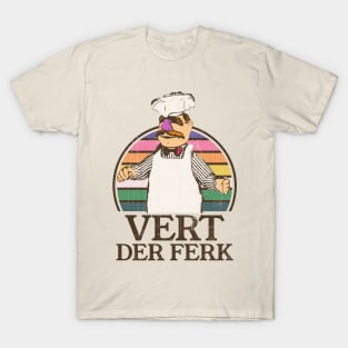 vert der ferk retro design T-Shirt